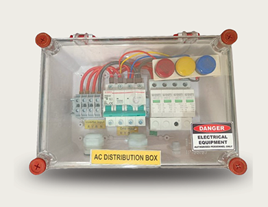 STANDARD SERIES- ACDB BOX 3PH 63A WITH RYB INDICATOR